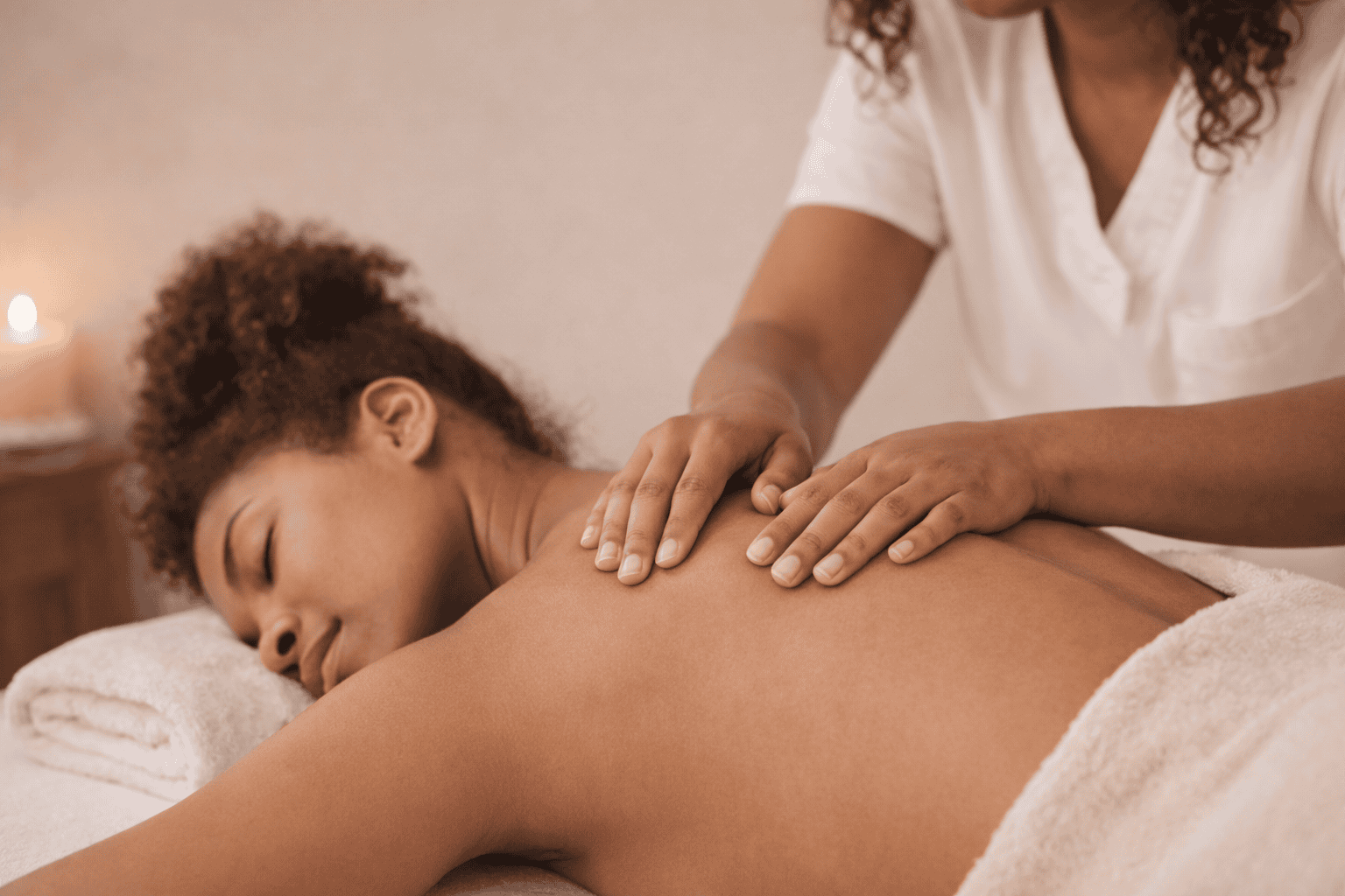 Pampering massage treatment